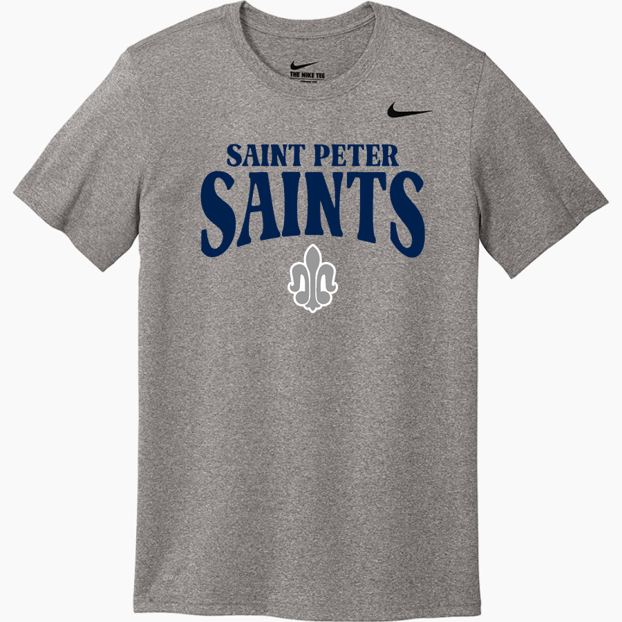 Saint Peter High School SAINTS ONLINE STORE <span class="pdp-name-mascot">Saint Peter Saints</span> Nike Men's Team Legend Short Sleeve Tee