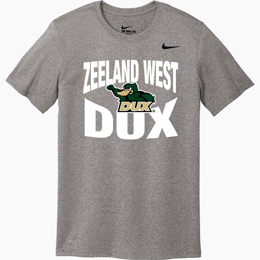 ZEELAND WEST HIGH SCHOOL Athletics <span class="pdp-name-mascot">ZEELAND WEST DUX</span> Nike Men's Team Legend Short Sleeve Tee