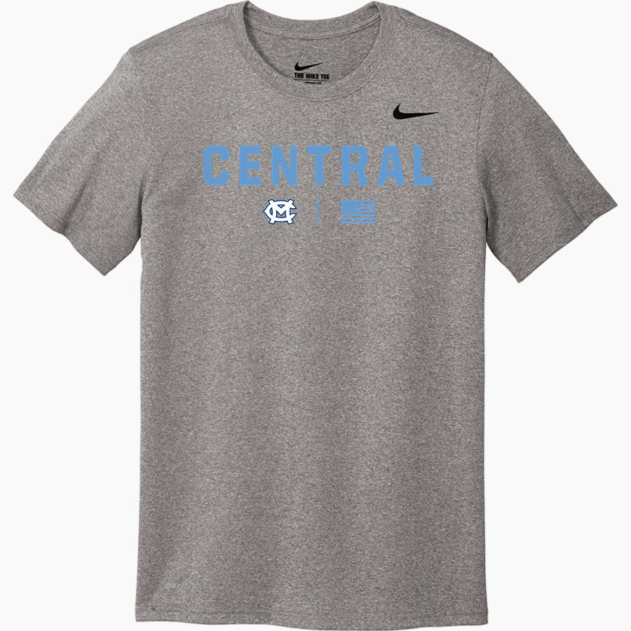 CENTRAL HIGH SCHOOL CHARGERS Nike Men's Team Legend Short Sleeve Tee