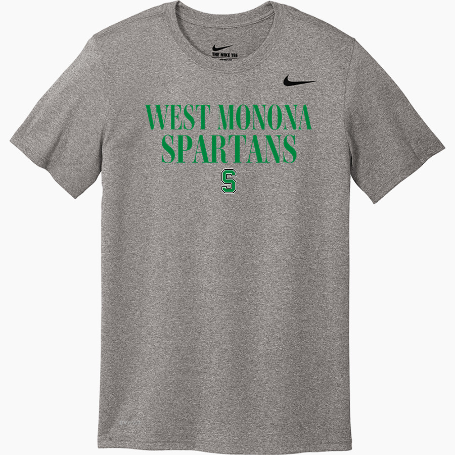 WEST MONONA HIGH SCHOOL SPARTANS Nike Men's Team Legend Short Sleeve Tee