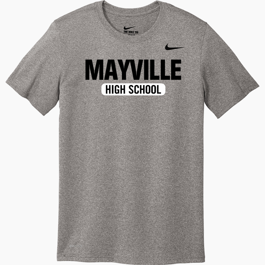 MAYVILLE HIGH SCHOOL CARDINALS Nike Men's Team Legend Short Sleeve Tee