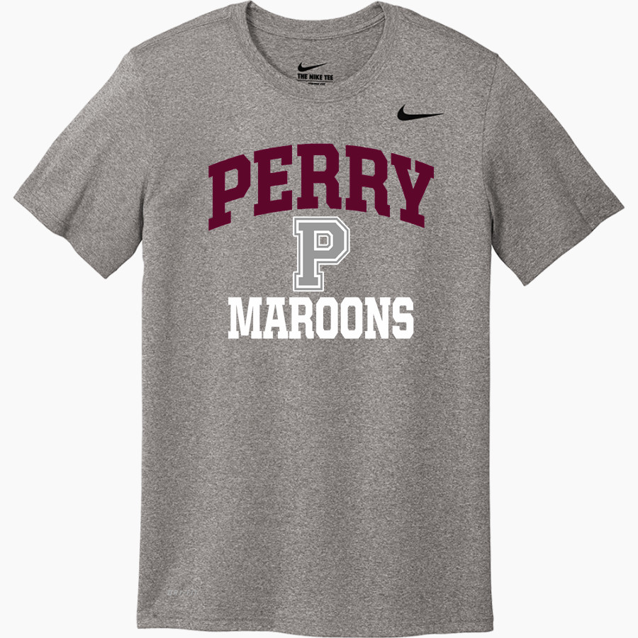 PERRY HIGH SCHOOL MAROONS <span class="pdp-name-mascot">PERRY MAROONS</span> Nike Men's Team Legend Short Sleeve Tee