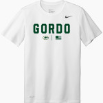 Gordo Greenwave <span class="pdp-name-mascot">Gordo Greenwave</span> Nike Men's Team Legend Short Sleeve Tee Front Thumbnail