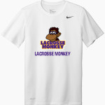 Lacrosse Monkey Nike Men's Team Legend Short Sleeve Tee Front Thumbnail