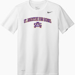 ST. AUGUSTINE HIGH SCHOOL PURPLE KNIGHTS Nike Men's Team Legend Short Sleeve Tee Front Thumbnail