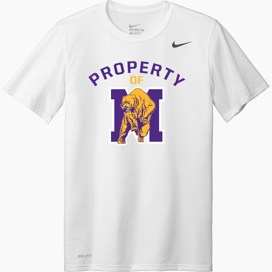 Miles Golden Bears Nike Men's Team Legend Short Sleeve Tee