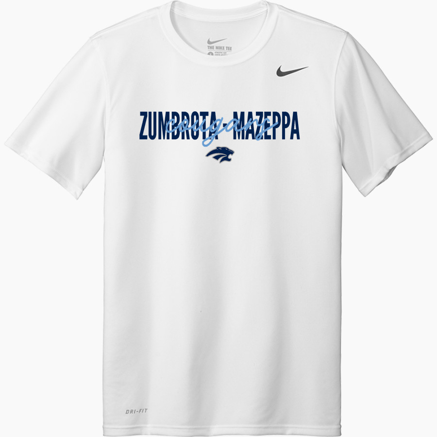 ZUMBROTA-MAZEPPA HIGH SCHOOL COUGARS Nike Men's Team Legend Short Sleeve Tee