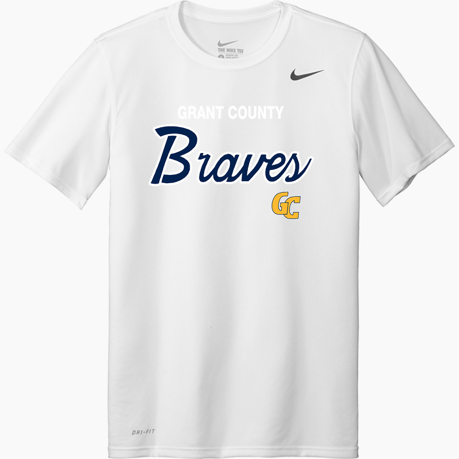 Grant County Braves The Official Online Store <span class="pdp-name-mascot">Grant County Braves</span> Nike Men's Team Legend Short Sleeve Tee