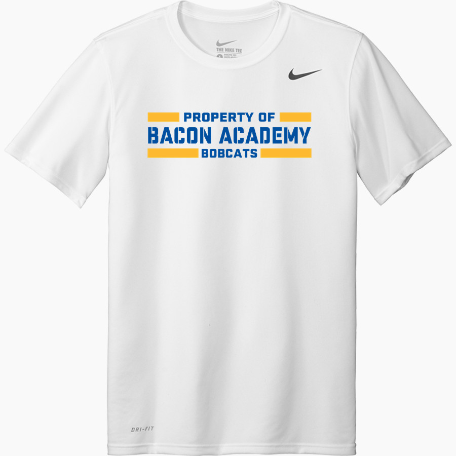 BACON ACADEMY BOBCATS Nike Men's Team Legend Short Sleeve Tee