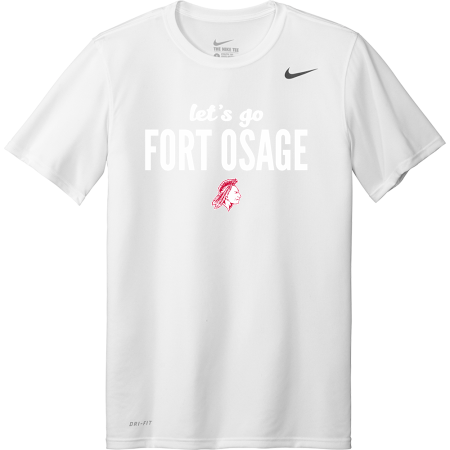 FORT OSAGE HIGH SCHOOL INDIANS <span class="pdp-name-mascot">FORT OSAGE INDIANS</span> Nike Men's Team Legend Short Sleeve Tee