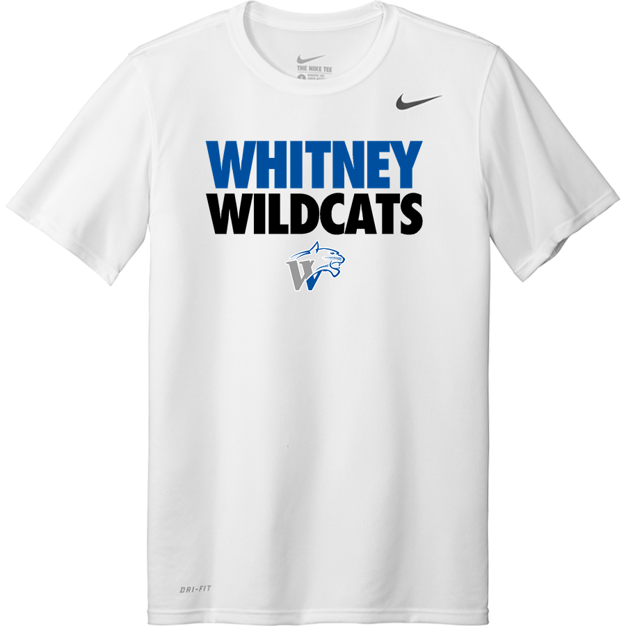WHITNEY HIGH SCHOOL WILDCATS <span class="pdp-name-mascot">WHITNEY WILDCATS</span> Nike Men's Team Legend Short Sleeve Tee