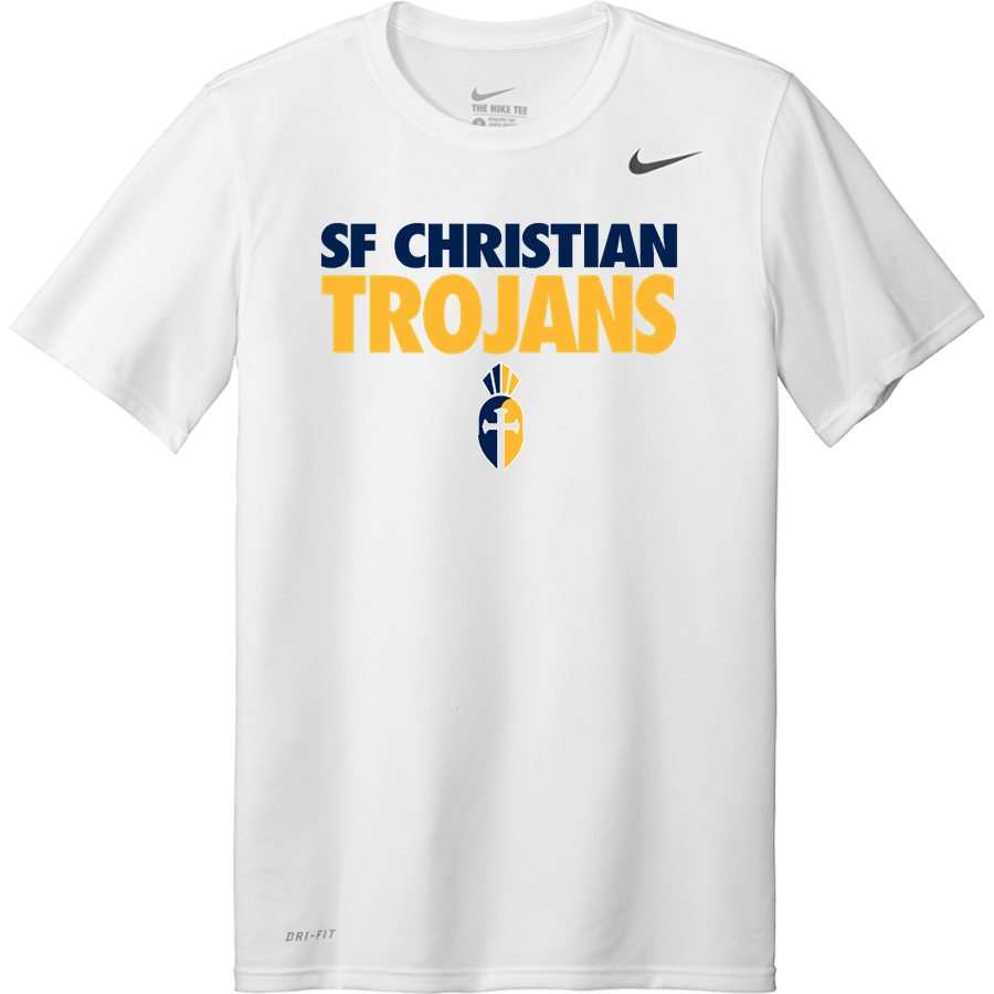 SF Christian Trojans <span class="pdp-name-mascot">San Francisco Christian Trojans</span> Nike Men's Team Legend Short Sleeve Tee