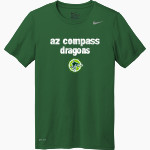 AZ Compass DRAGONS Nike Men's Team Legend Short Sleeve Tee Front Thumbnail