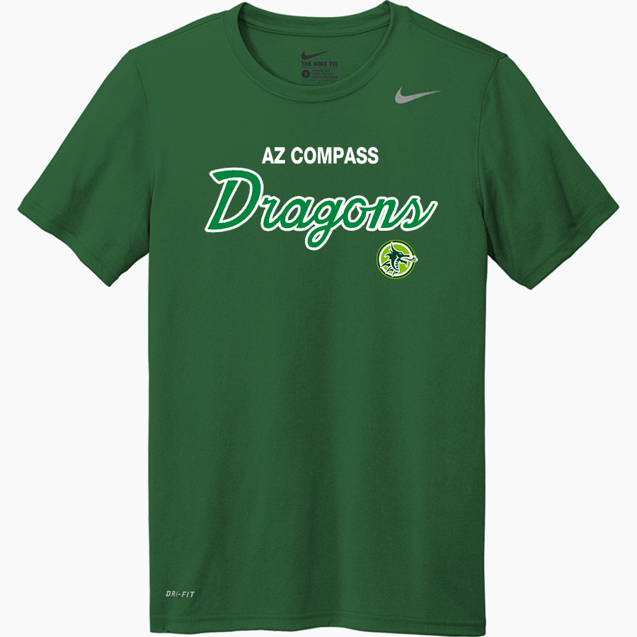 AZ Compass DRAGONS Nike Men's Team Legend Short Sleeve Tee