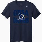 Gulf Breeze Sports Association Dolphins <span class="pdp-name-mascot">Gulf Breeze Dolphins</span> Nike Men's Team Legend Short Sleeve Tee Front Thumbnail
