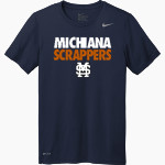 Michiana Scrappers Nike Men's Team Legend Short Sleeve Tee Front Thumbnail