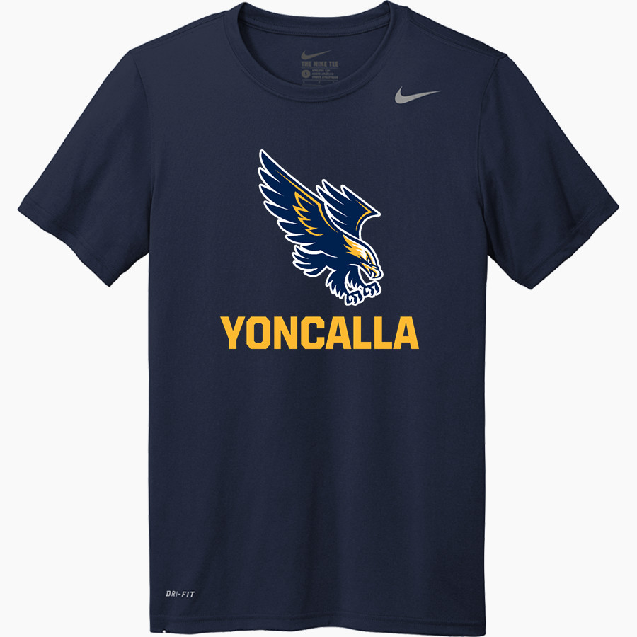 Yoncalla High School Eagles Nike Men's Team Legend Short Sleeve Tee