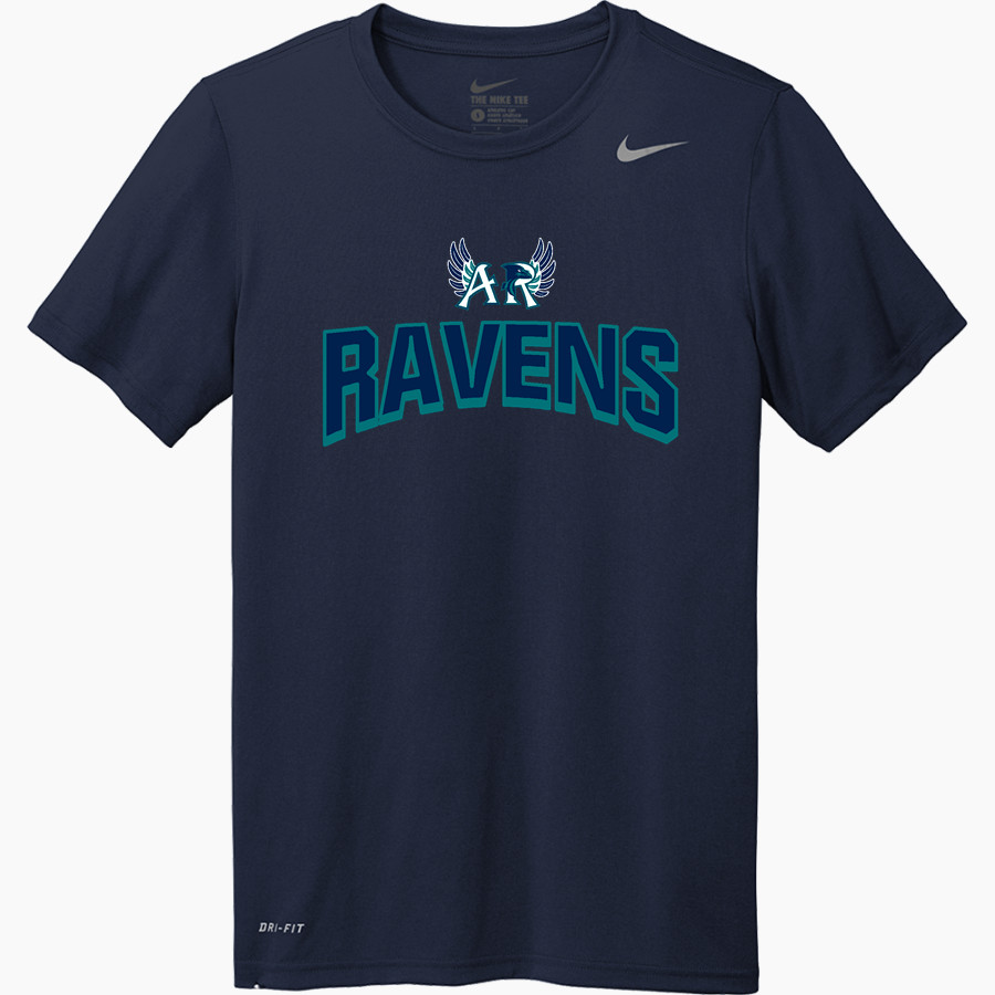 AUBURN RIVERSIDE HIGH SCHOOL RAVENS Nike Men's Team Legend Short Sleeve Tee