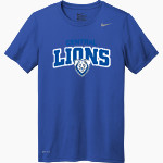 CENTRAL BAPTIST CHRISTIAN SCHOOL LIONS Nike Men's Team Legend Short Sleeve Tee Front Thumbnail