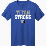 TWIN RIVER HIGH SCHOOL TITANS Nike Men's Team Legend Short Sleeve Tee Front Thumbnail