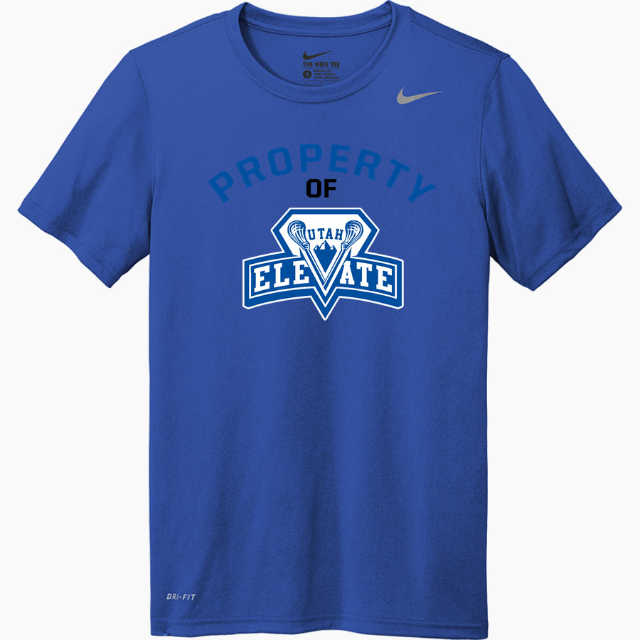 Utah Elevate Lacrosse Elevate Nike Men's Team Legend Short Sleeve Tee