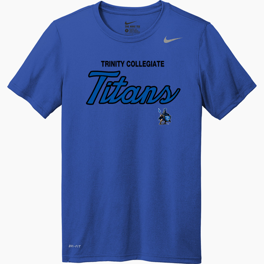 TRINITY COLLEGIATE SCHOOL TITANS <span class="pdp-name-mascot">TRINITY COLLEGIATE TITANS</span> Nike Men's Team Legend Short Sleeve Tee