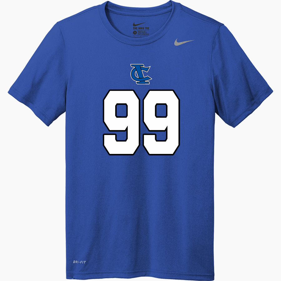 ICHABOD CRANE CENTRAL HIGH SCHOOL RIDERS Nike Men's Team Legend Short Sleeve Tee