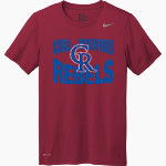 CUBA-RUSHFORD HIGH SCHOOL REBELS <span class="pdp-name-mascot">CUBA - RUSHFORD REBELS</span> Nike Men's Team Legend Short Sleeve Tee Front Thumbnail
