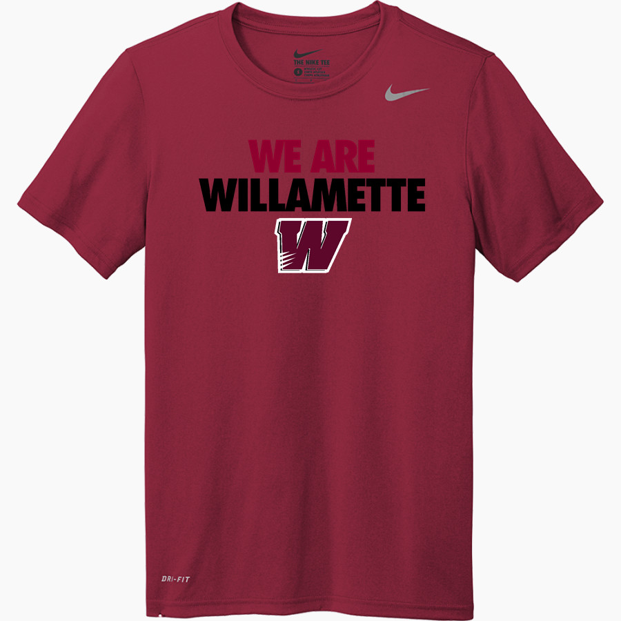 Willamette Wolverines <span class="pdp-name-mascot">Willamette Wolverines</span> Nike Men's Team Legend Short Sleeve Tee