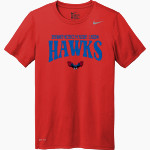 Harmony Science Academy - Laredo Hawks Nike Men's Team Legend Short Sleeve Tee Front Thumbnail