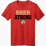 Andrean 59ers Nike Men's Team Legend Short Sleeve Tee Front Thumbnail