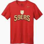 Andrean 59ers Nike Men's Team Legend Short Sleeve Tee Front Thumbnail