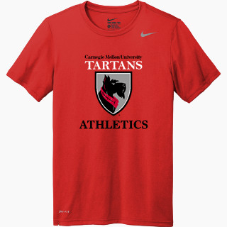 Carnegie Mellon Tartans Arch Logo T-Shirt – Cardinal Red, Officially Licensed Unisex Basketball Shirt