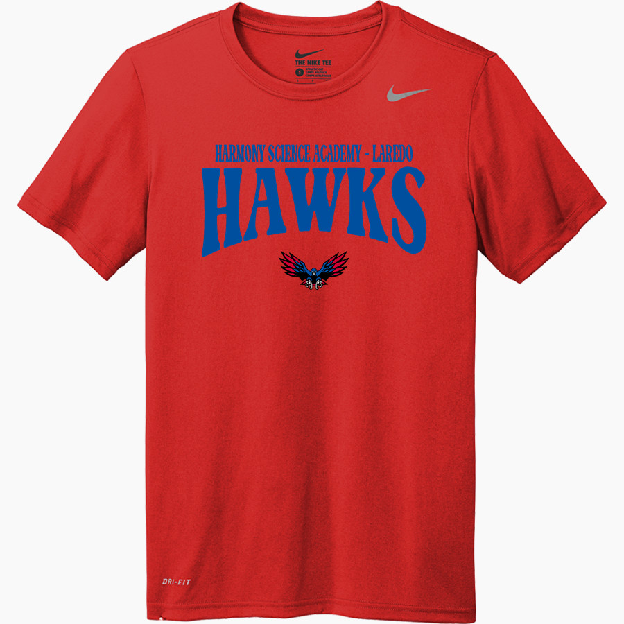 Harmony Science Academy - Laredo Hawks Nike Men's Team Legend Short Sleeve Tee