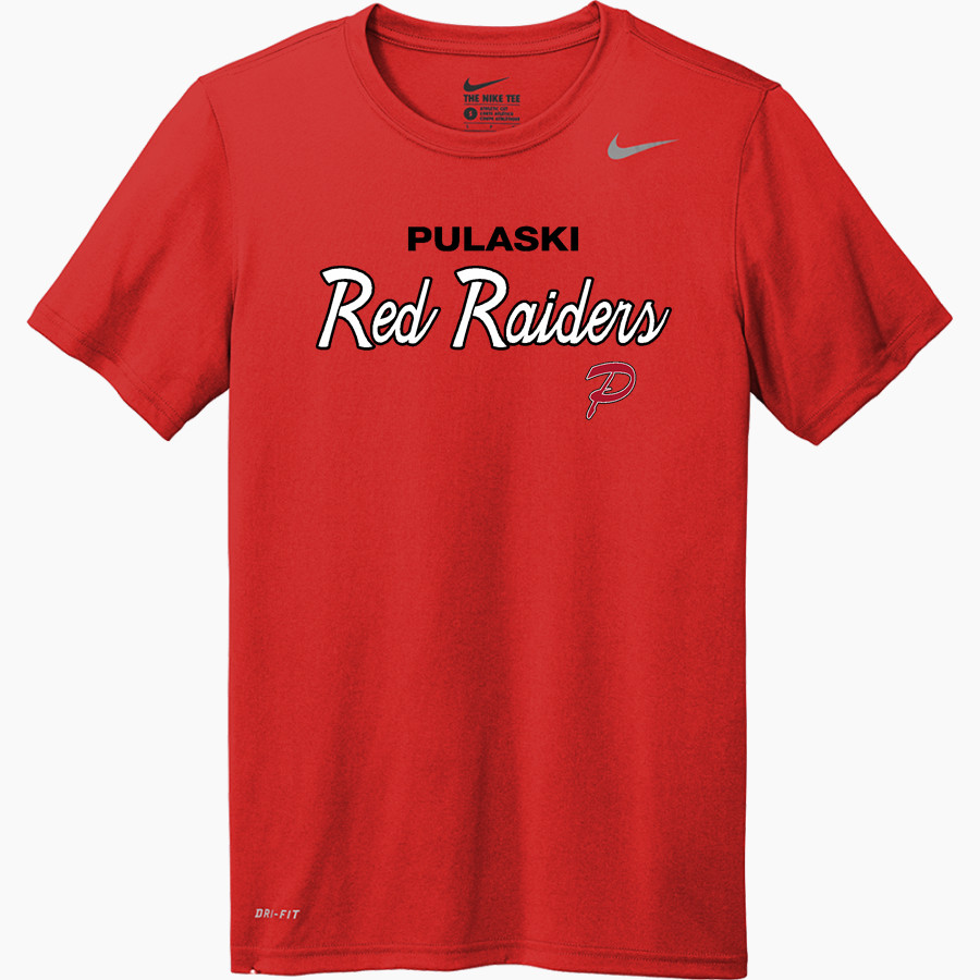 Pulaski Red Raiders Nike Men's Team Legend Short Sleeve Tee