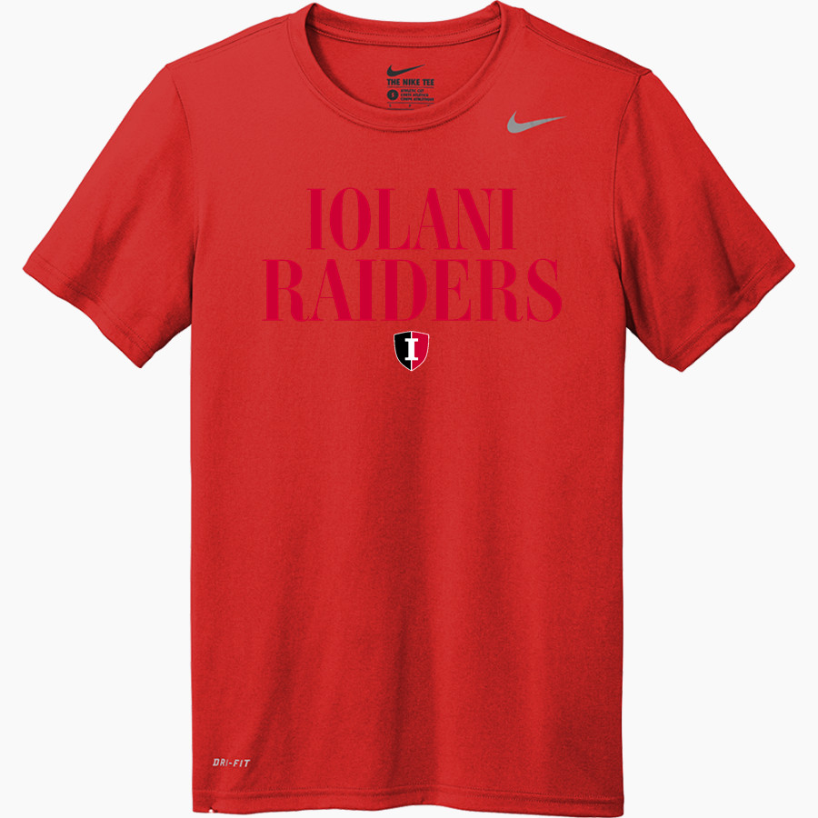 IOLANI SCHOOL RAIDERS <span class="pdp-name-mascot">IOLANI RAIDERS</span> Nike Men's Team Legend Short Sleeve Tee