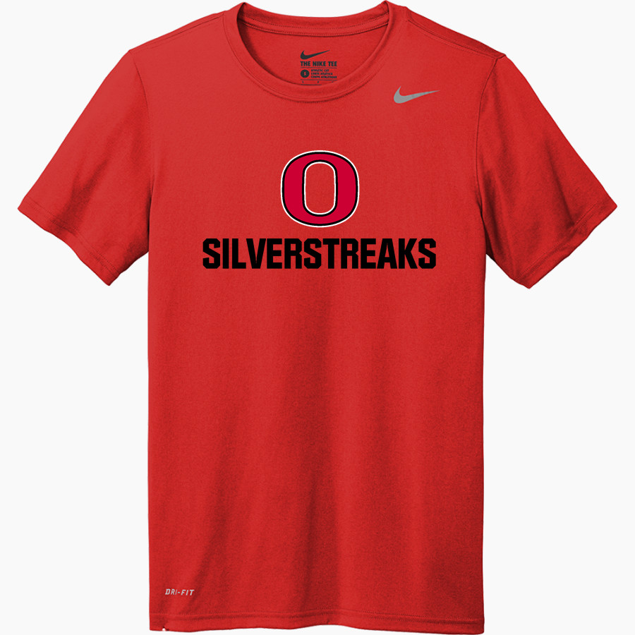 Osakis Silverstreaks Nike Men's Team Legend Short Sleeve Tee