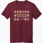 Scotts Valley Falcons Nike Men's Team Legend Short Sleeve Tee Front Thumbnail