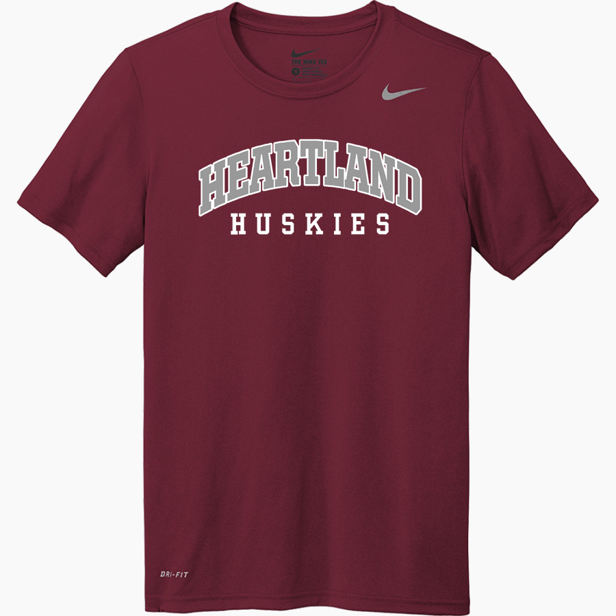 Heartland Huskie <span class="pdp-name-mascot">Heartland Community Schools Huskies</span> Nike Men's Team Legend Short Sleeve Tee