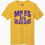 Miles Golden Bears Nike Men's Team Legend Short Sleeve Tee Front Thumbnail