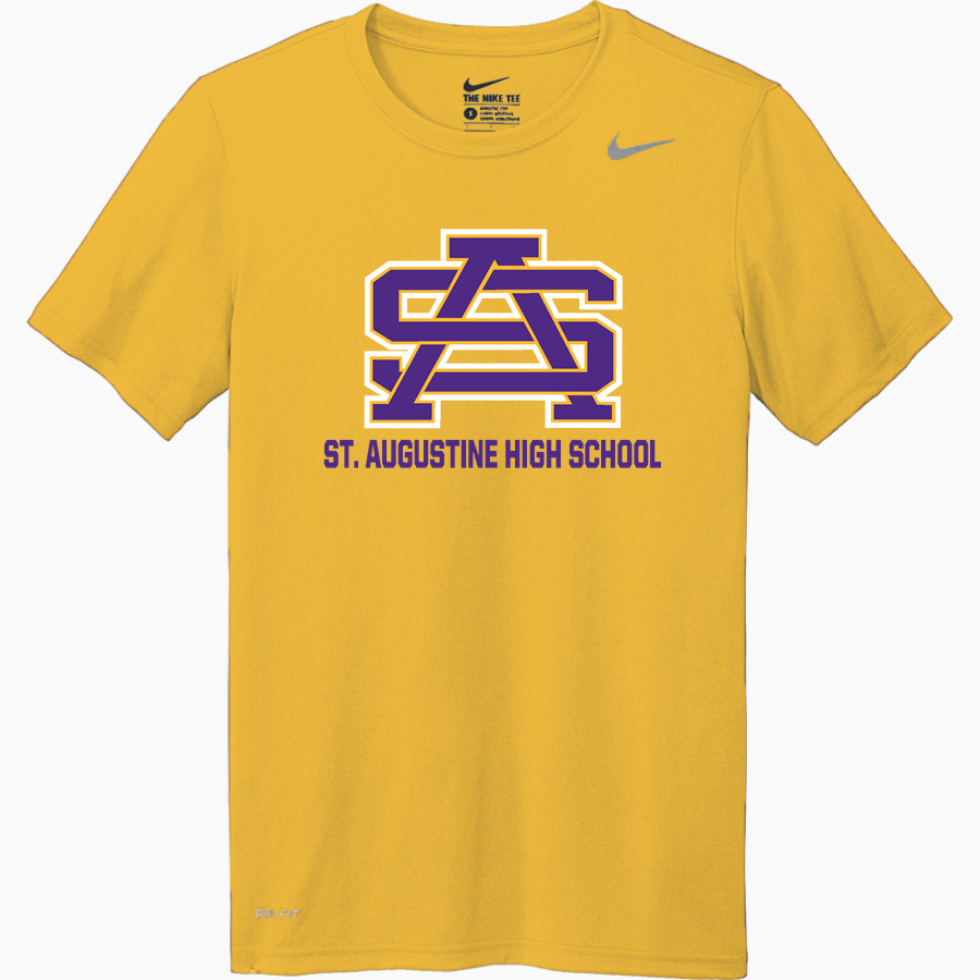 ST. AUGUSTINE HIGH SCHOOL PURPLE KNIGHTS Nike Men's Team Legend Short Sleeve Tee