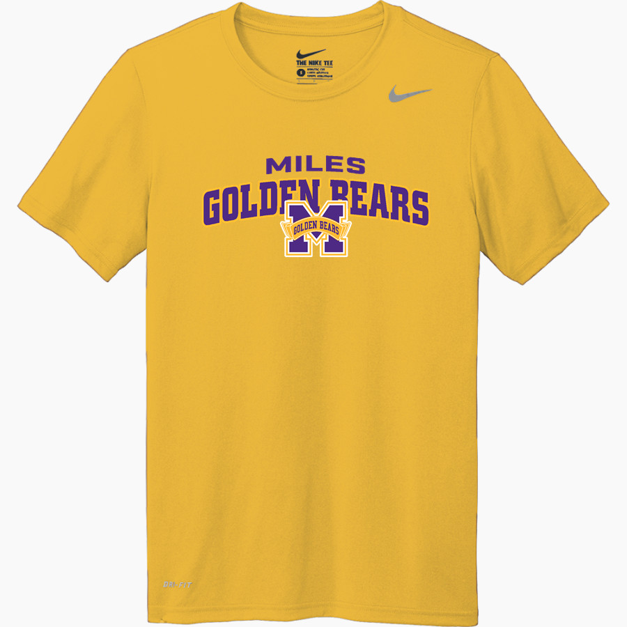 Miles Golden Bears Nike Men's Team Legend Short Sleeve Tee
