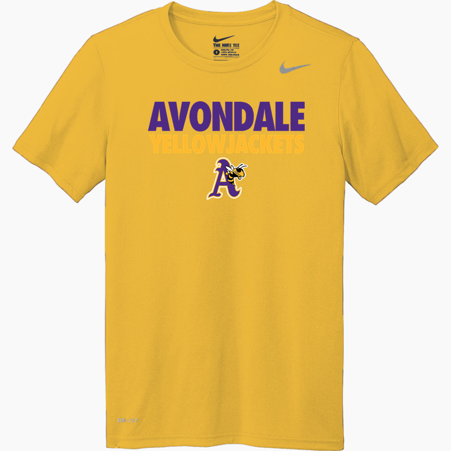 AVONDALE HIGH SCHOOL YELLOWJACKETS <span class="pdp-name-mascot">AVONDALE YELLOWJACKETS</span> Nike Men's Team Legend Short Sleeve Tee