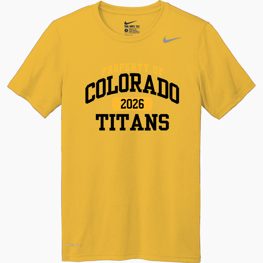 Colorado Titans The Official Online Store Nike Men's Team Legend Short Sleeve Tee