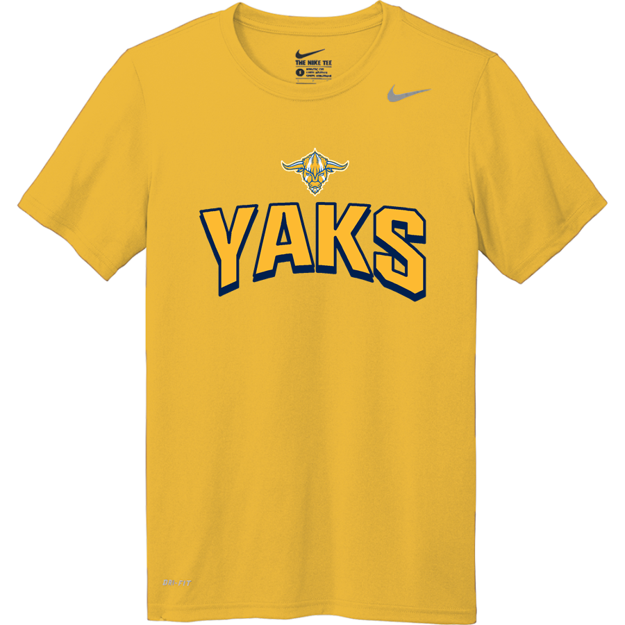 Young Audiences Yaks <span class="pdp-name-mascot">Young Audiences Charter Schools Yaks</span> Nike Men's Team Legend Short Sleeve Tee