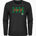 Communion of Saints School Sabres official sideline store Nike Women's Team Legend Long Sleeve Tee Front Thumbnail