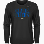 CLYDE HIGH SCHOOL FLIERS <span class="pdp-name-mascot">CLYDE FLIERS</span> Nike Women's Team Legend Long Sleeve Tee Front Thumbnail
