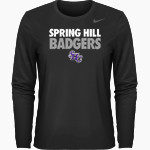 Spring Hill Badgers <span class="pdp-name-mascot">Spring Hill Badgers</span> Nike Women's Team Legend Long Sleeve Tee Front Thumbnail