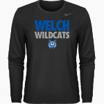 WELCH HIGH SCHOOL WILDCATS Nike Women's Team Legend Long Sleeve Tee Front Thumbnail
