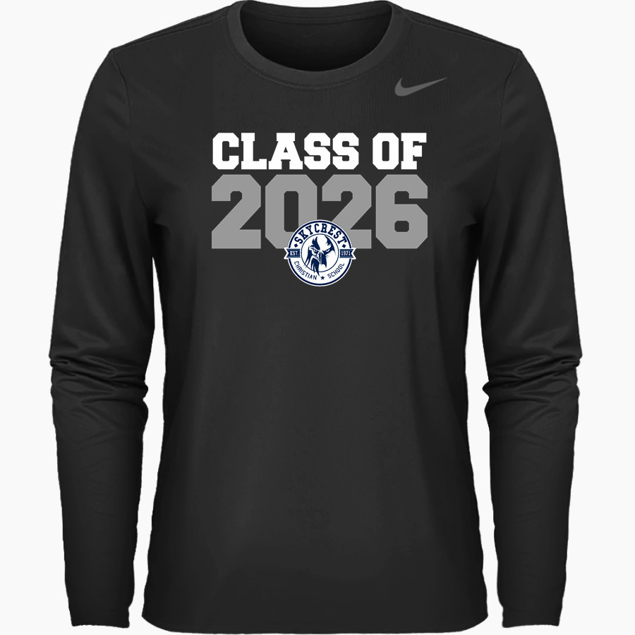 SKYCREST CHRISTIAN Skyhawks <span class="pdp-name-mascot">SKYCREST CHRISTIAN SCHOOL</span> Nike Women's Team Legend Long Sleeve Tee